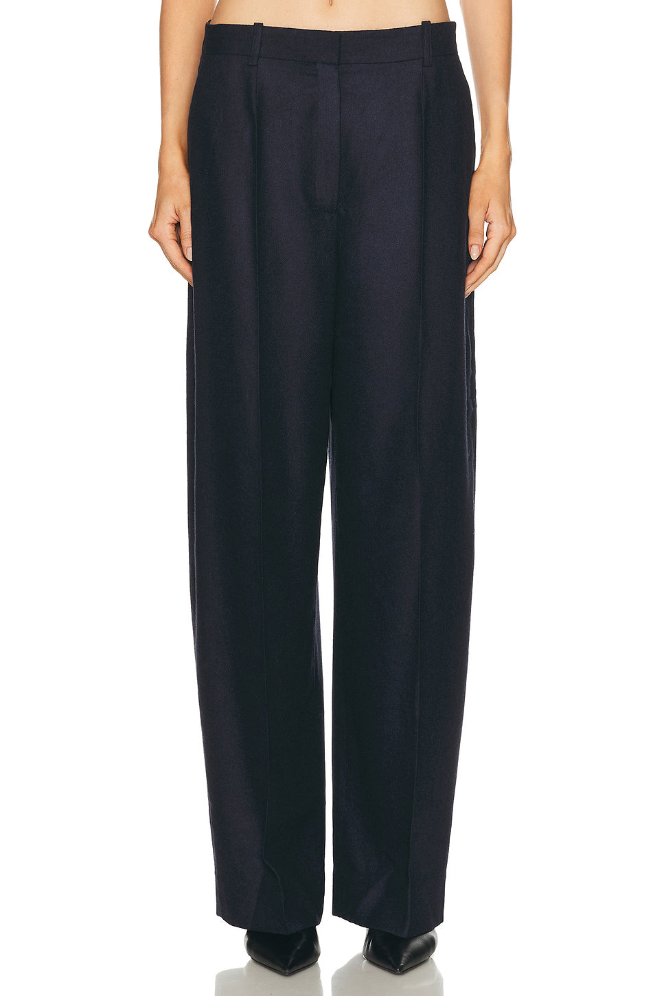 Wide Flannel Trouser