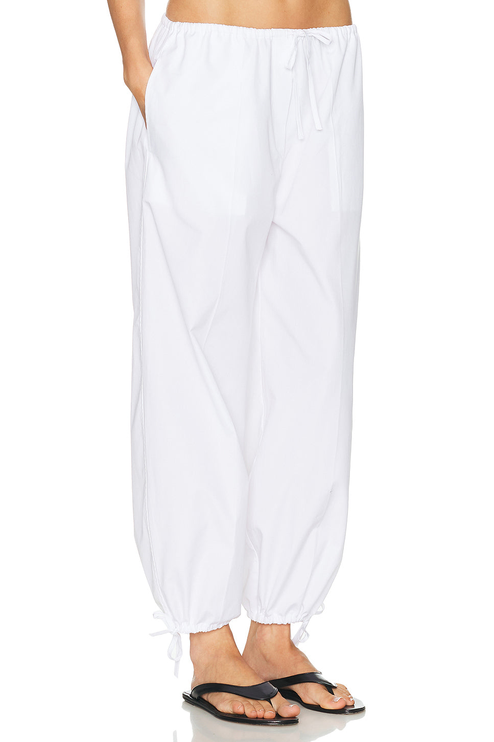 Drawstring Cotton Trouser