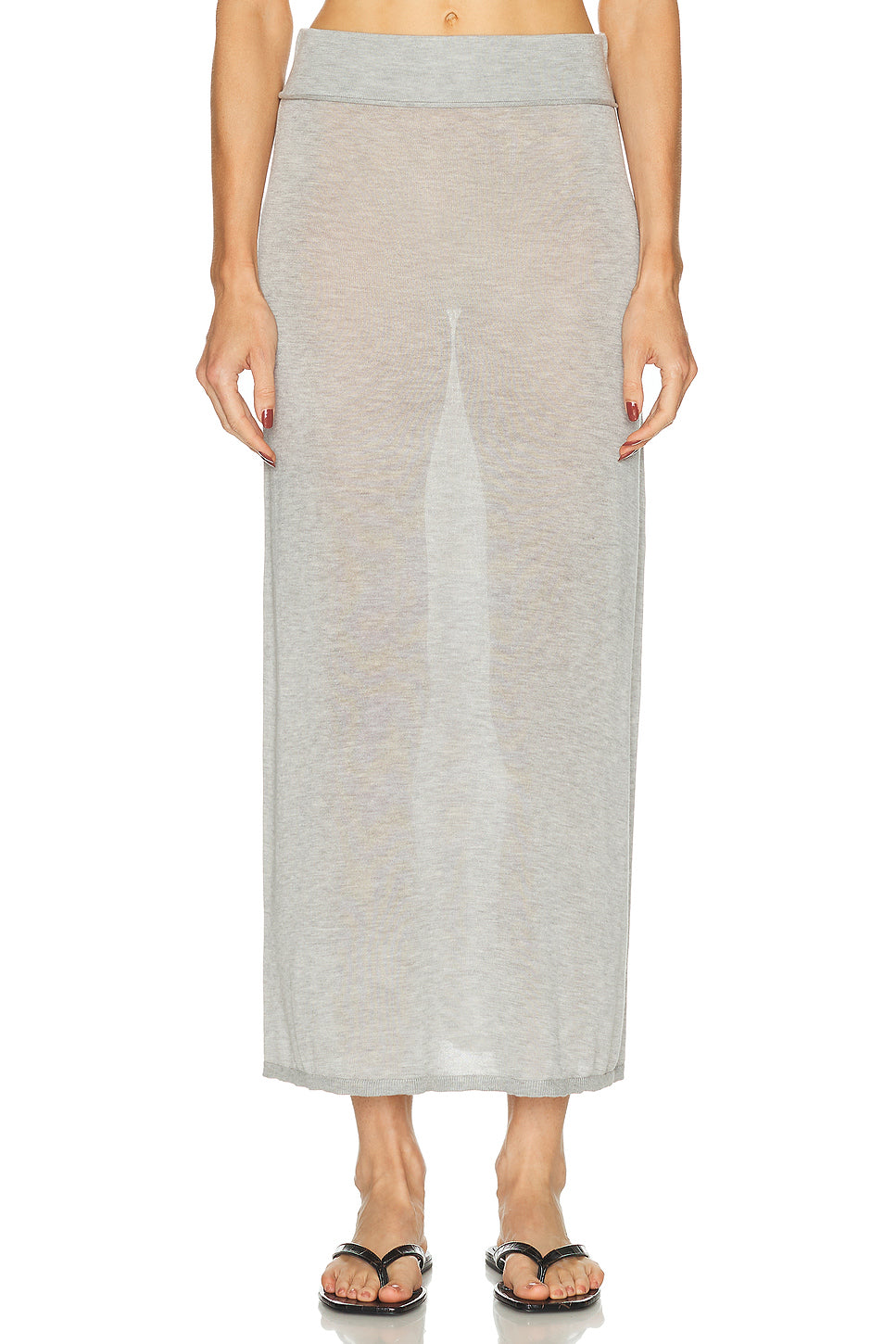 Long Knit Skirt