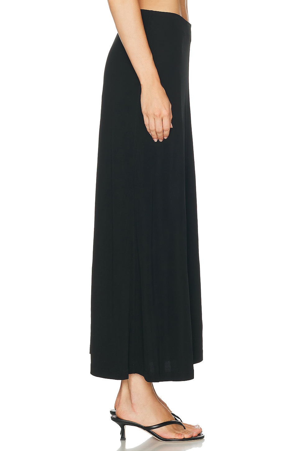 Flared Jersey Skirt