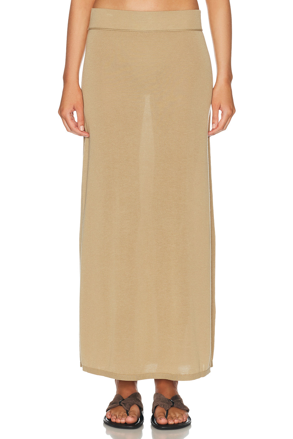 Long Knit Skirt
