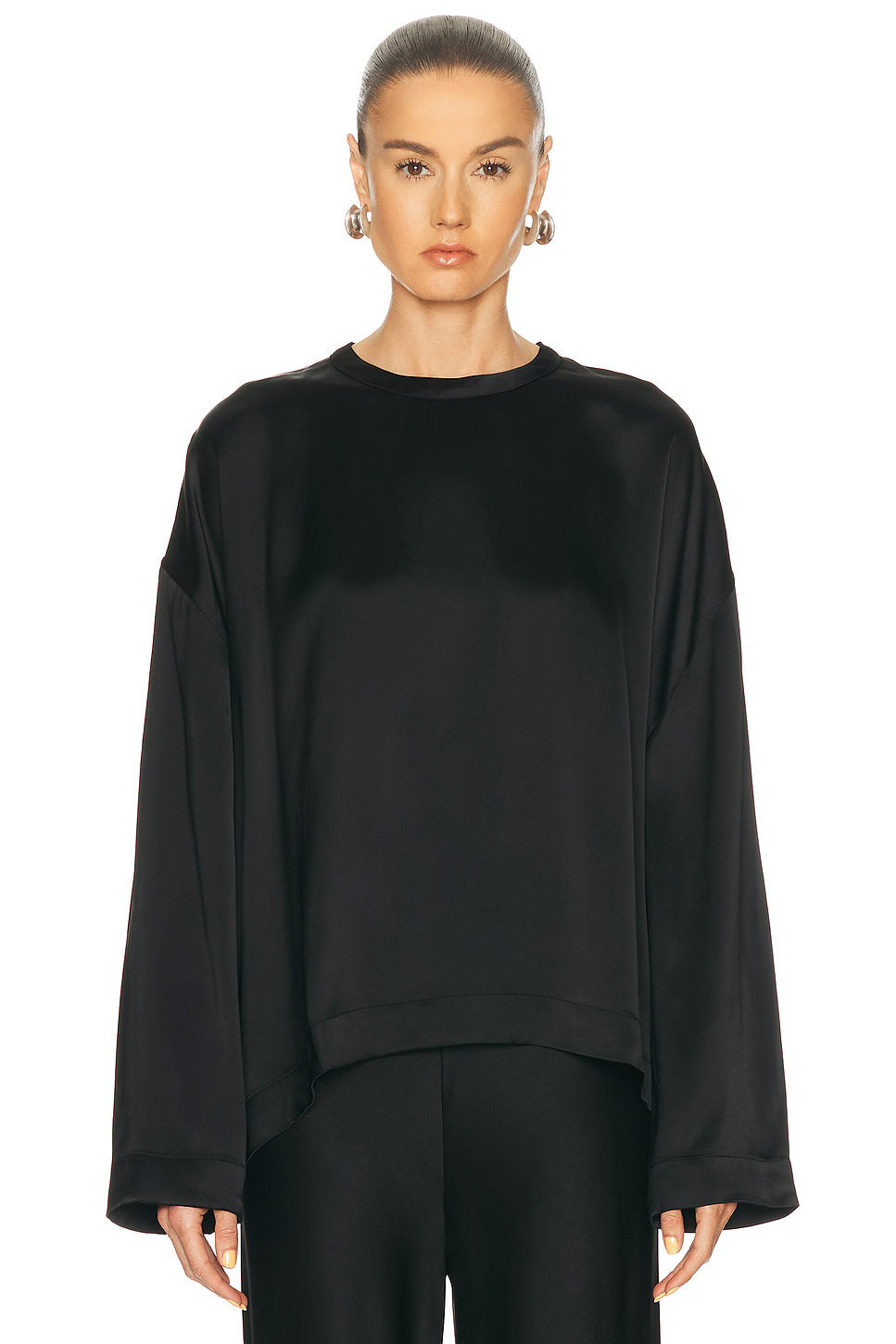 Boxy Satin Top