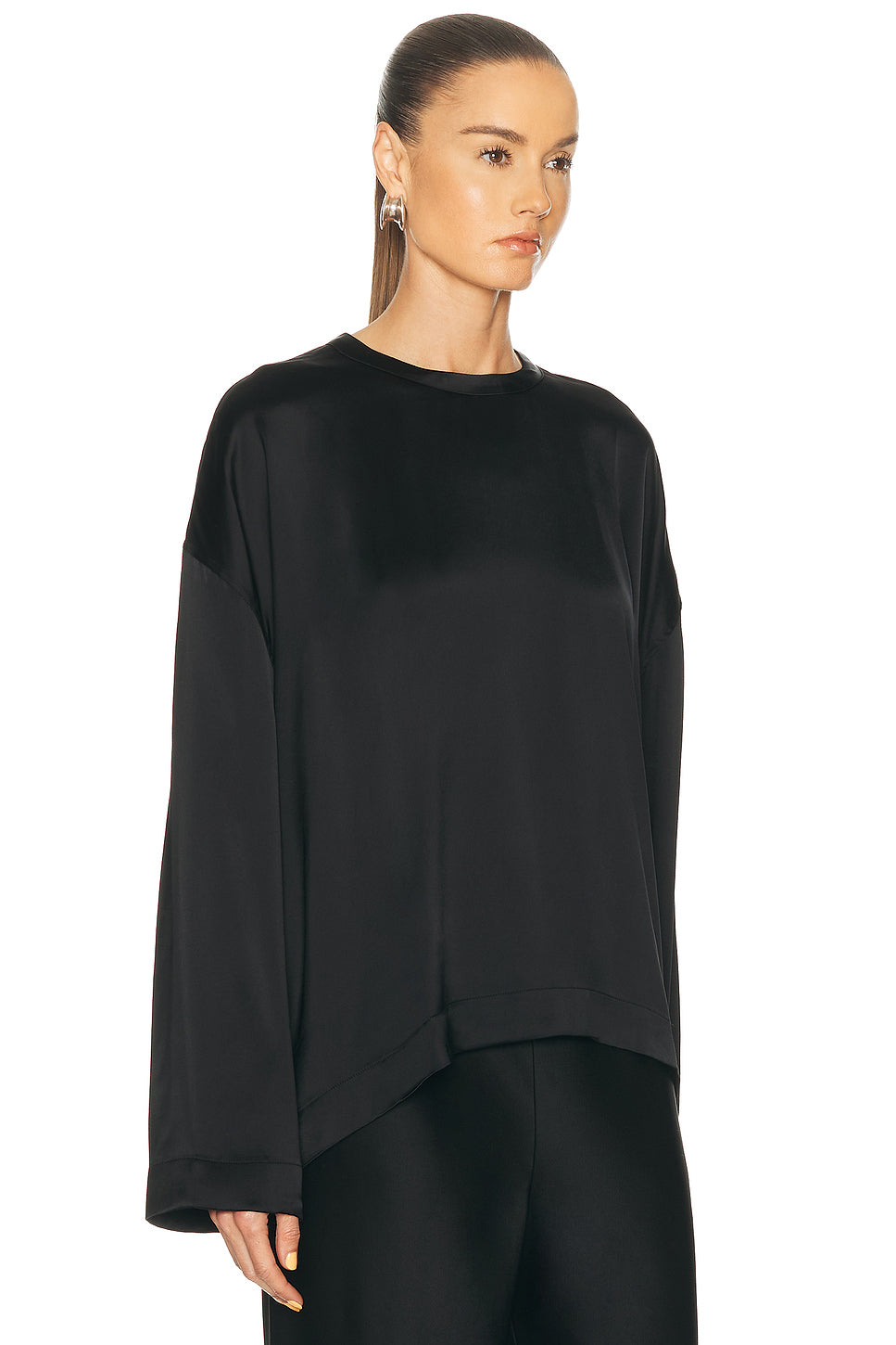 Boxy Satin Top