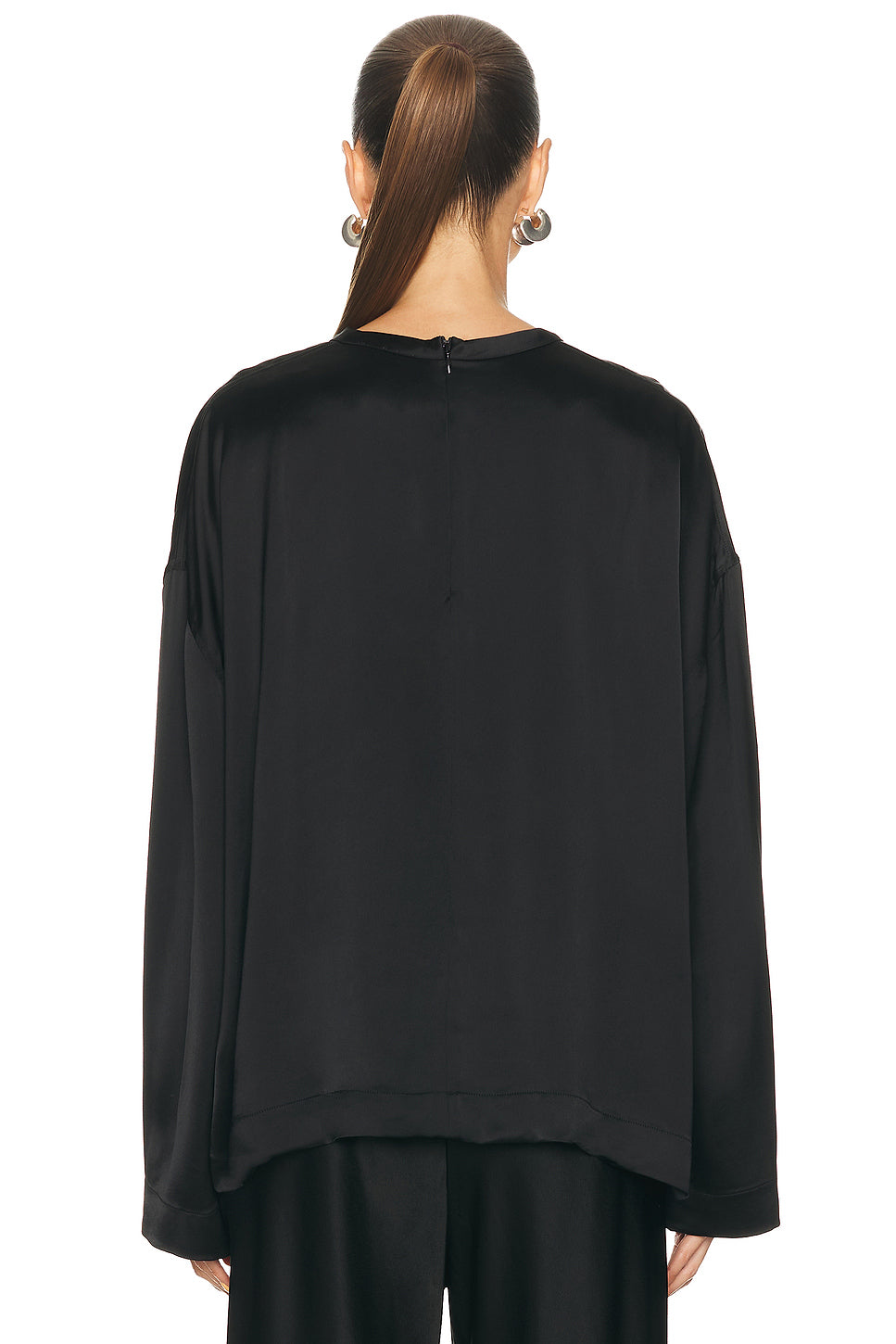 Boxy Satin Top