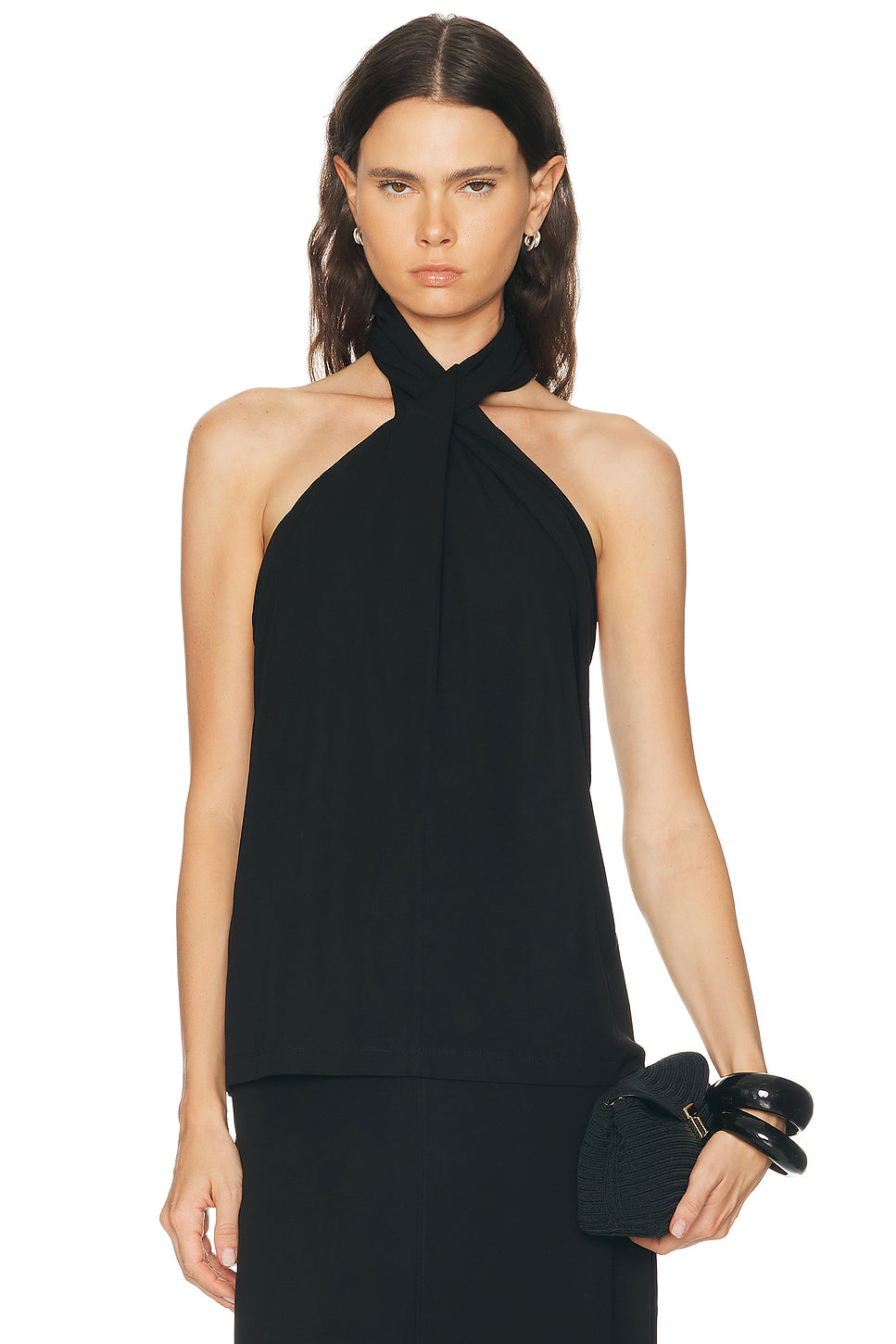 Twisted Jersey Halter Top