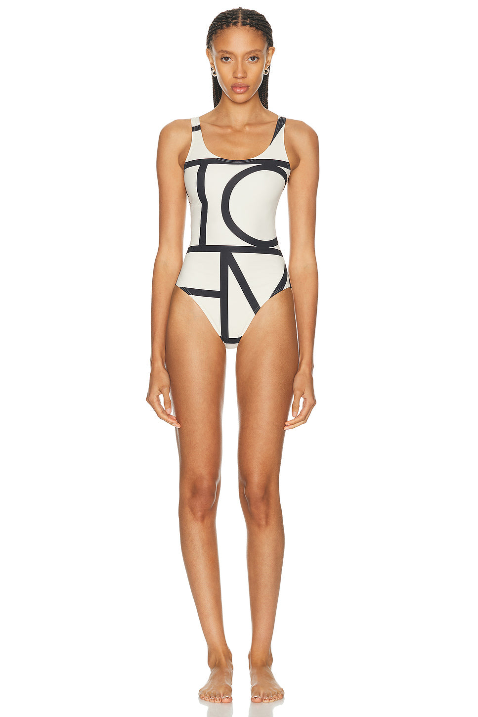 Monogram One Piece Swimsuit