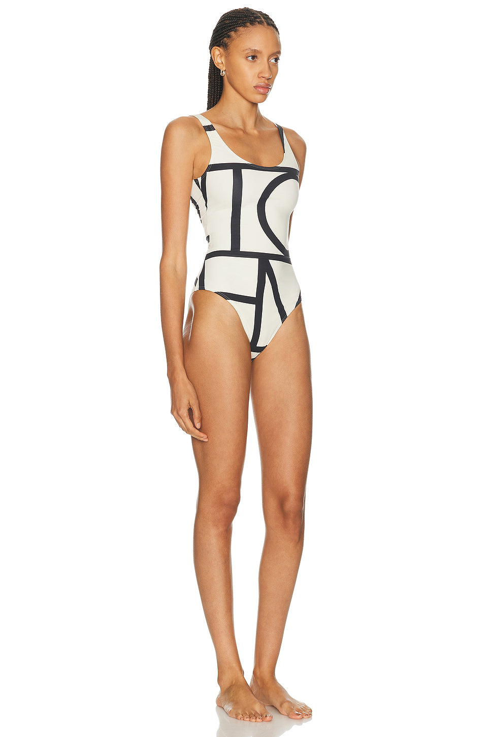 Monogram One Piece Swimsuit