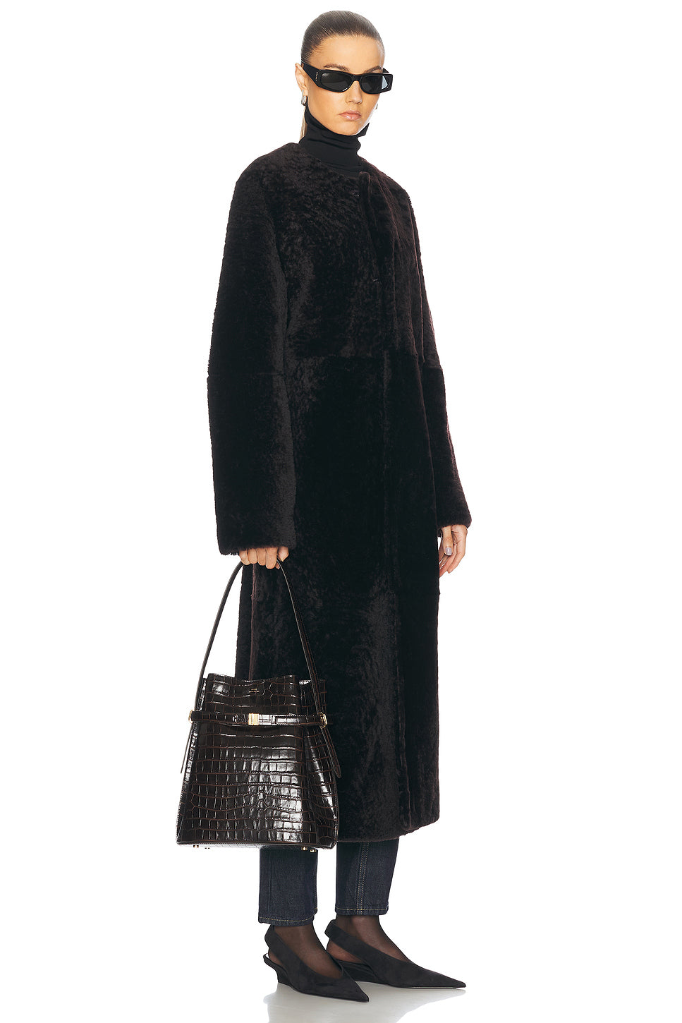 Belted Bucket Bag