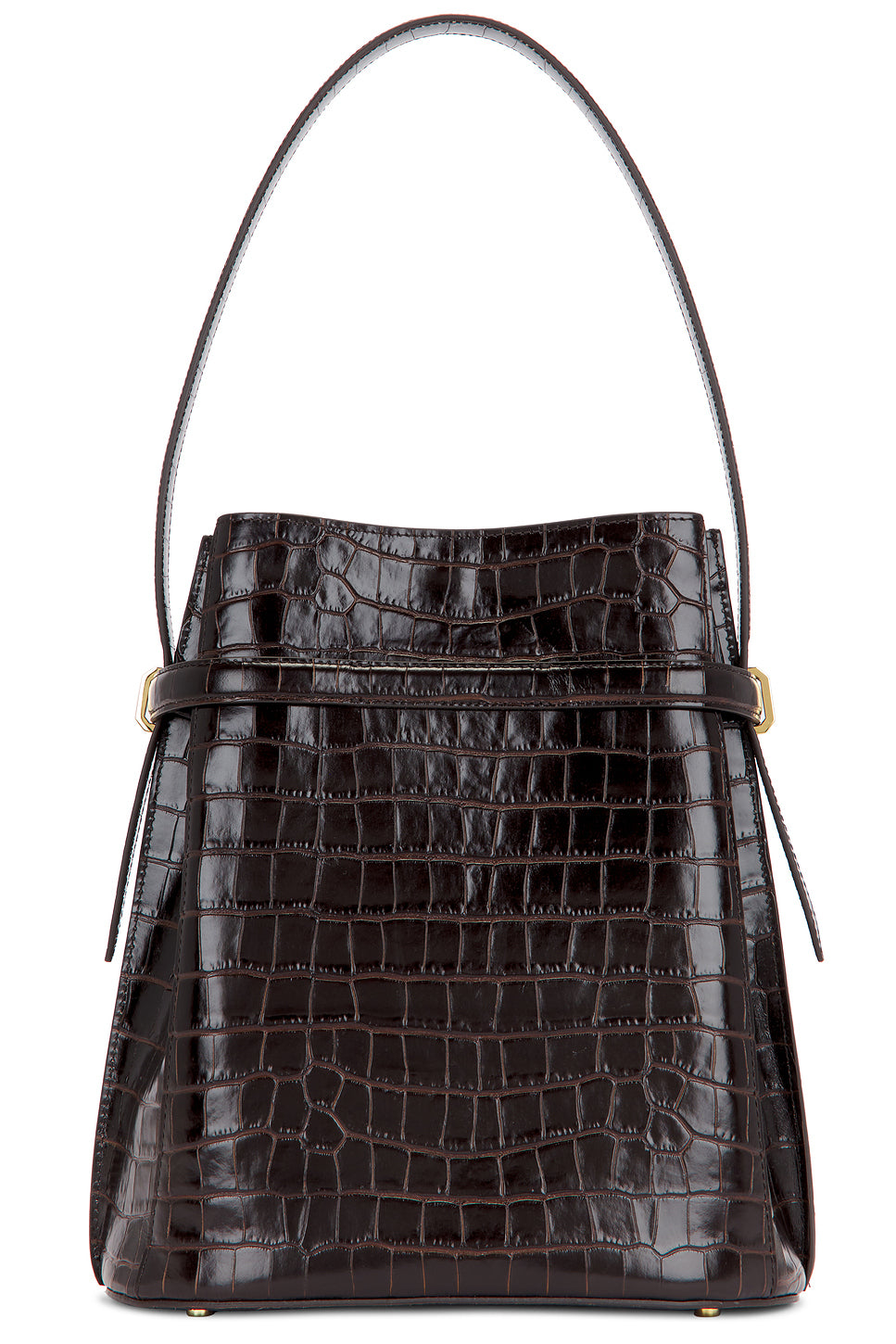 Belted Bucket Bag