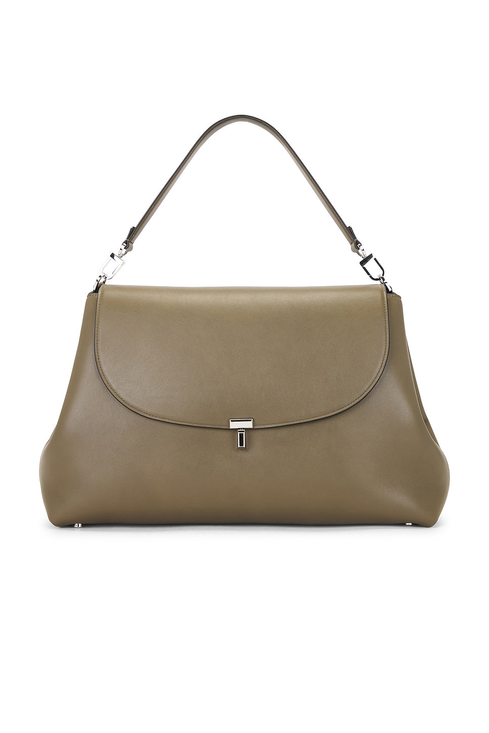 T-lock Leather Satchel Bag