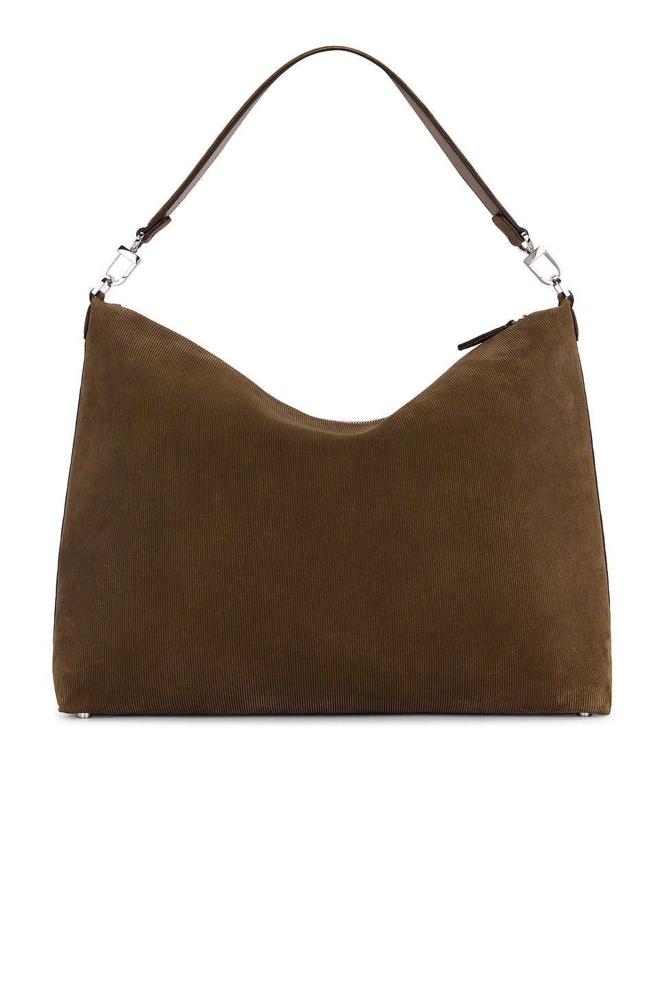 Medium Bevel Cord Suede Bag