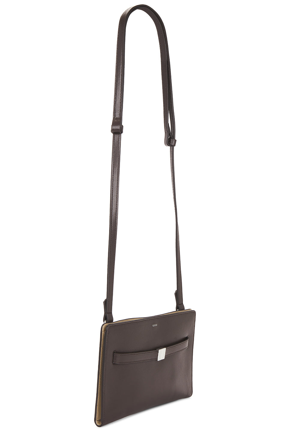 Belted Leather Crossbody Bag