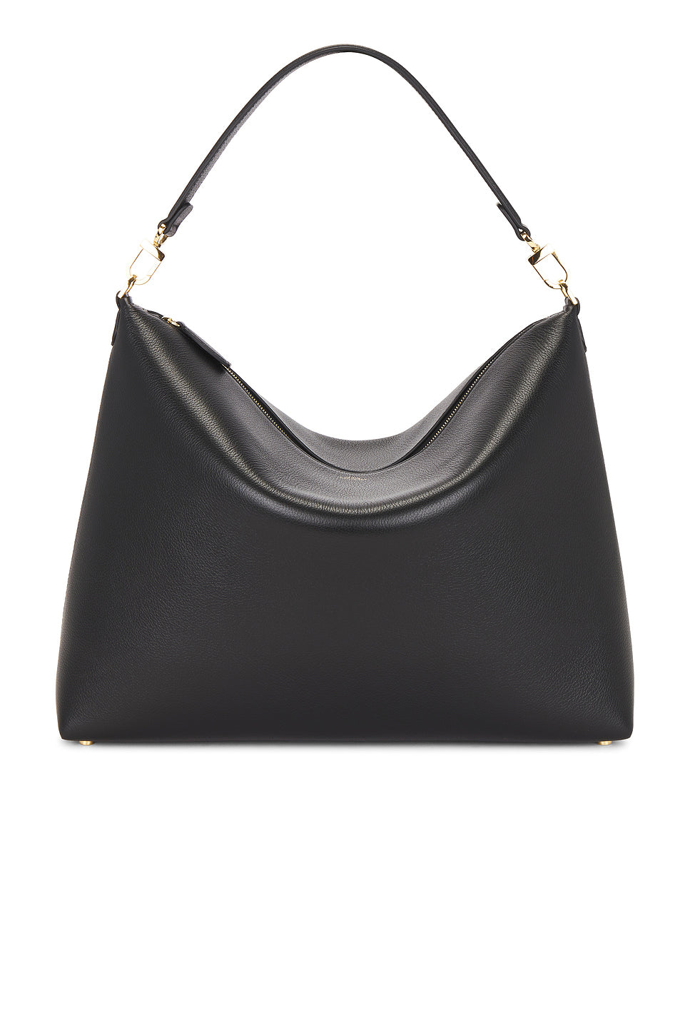 Medium Bevel Grained Leather Bag