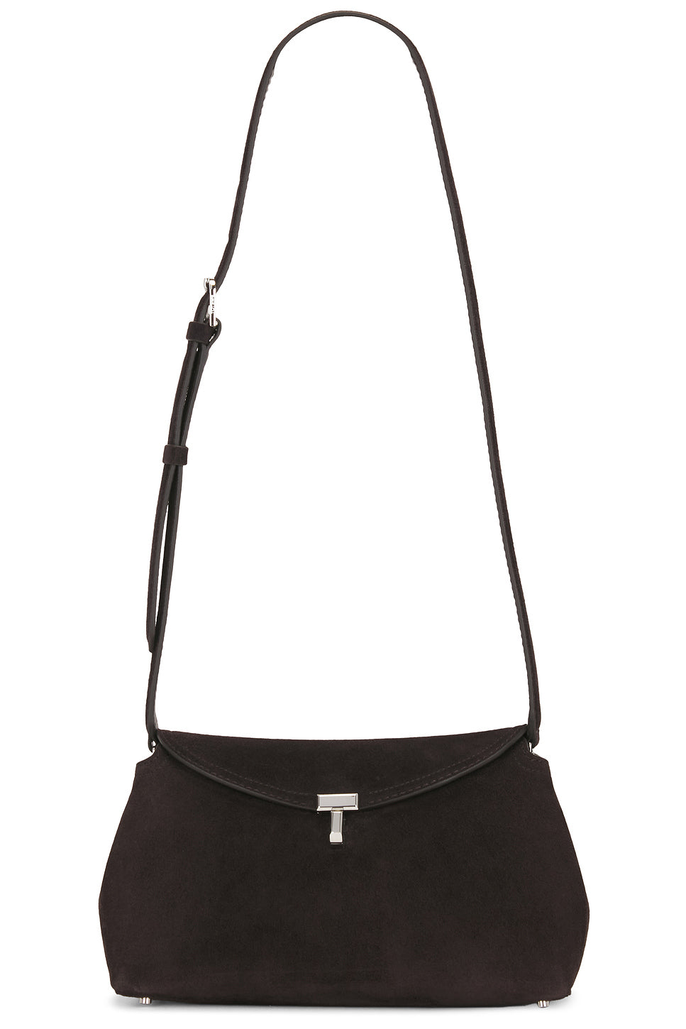 T-Lock Suede Clutch