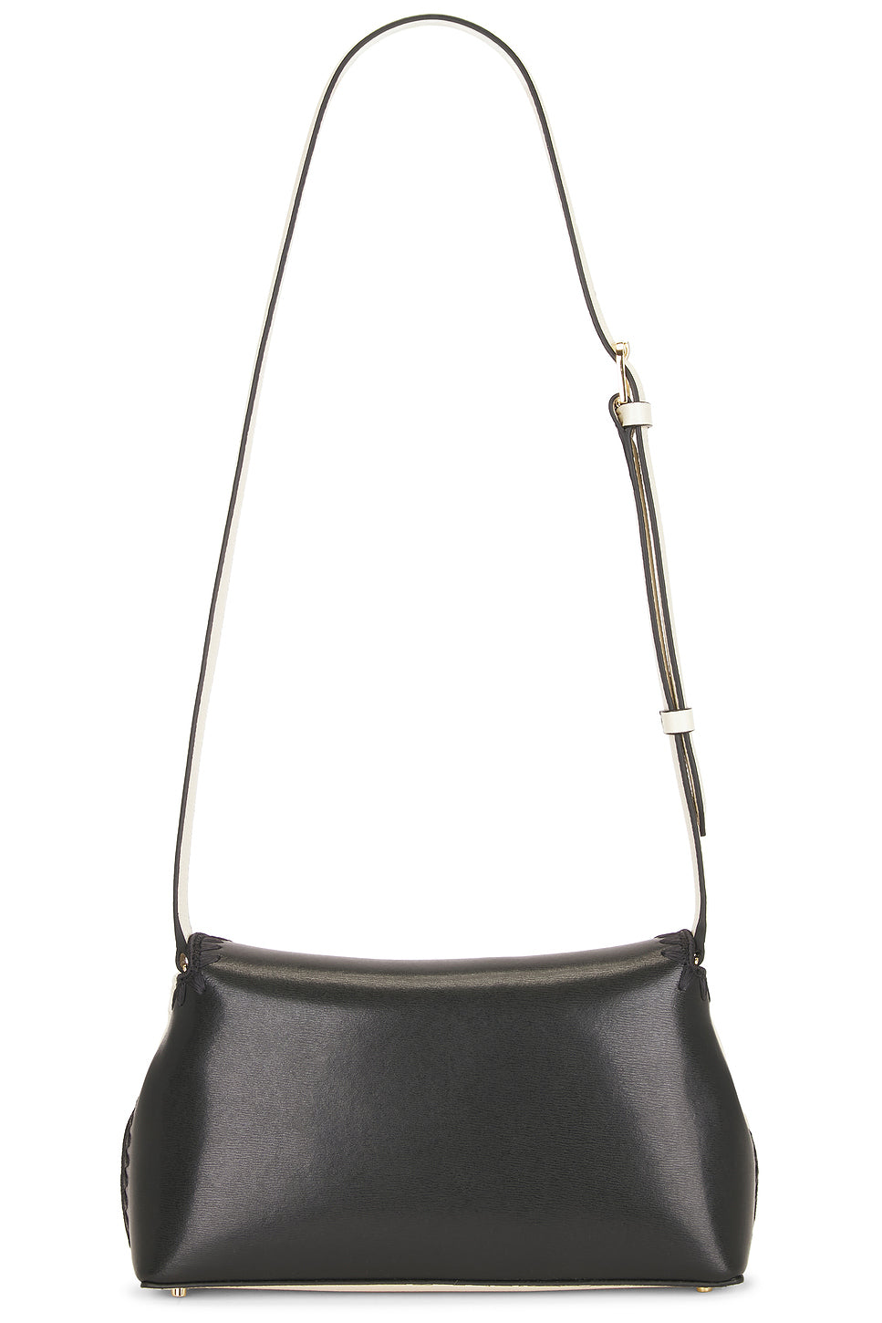 T-Lock Embroidered Leather Clutch