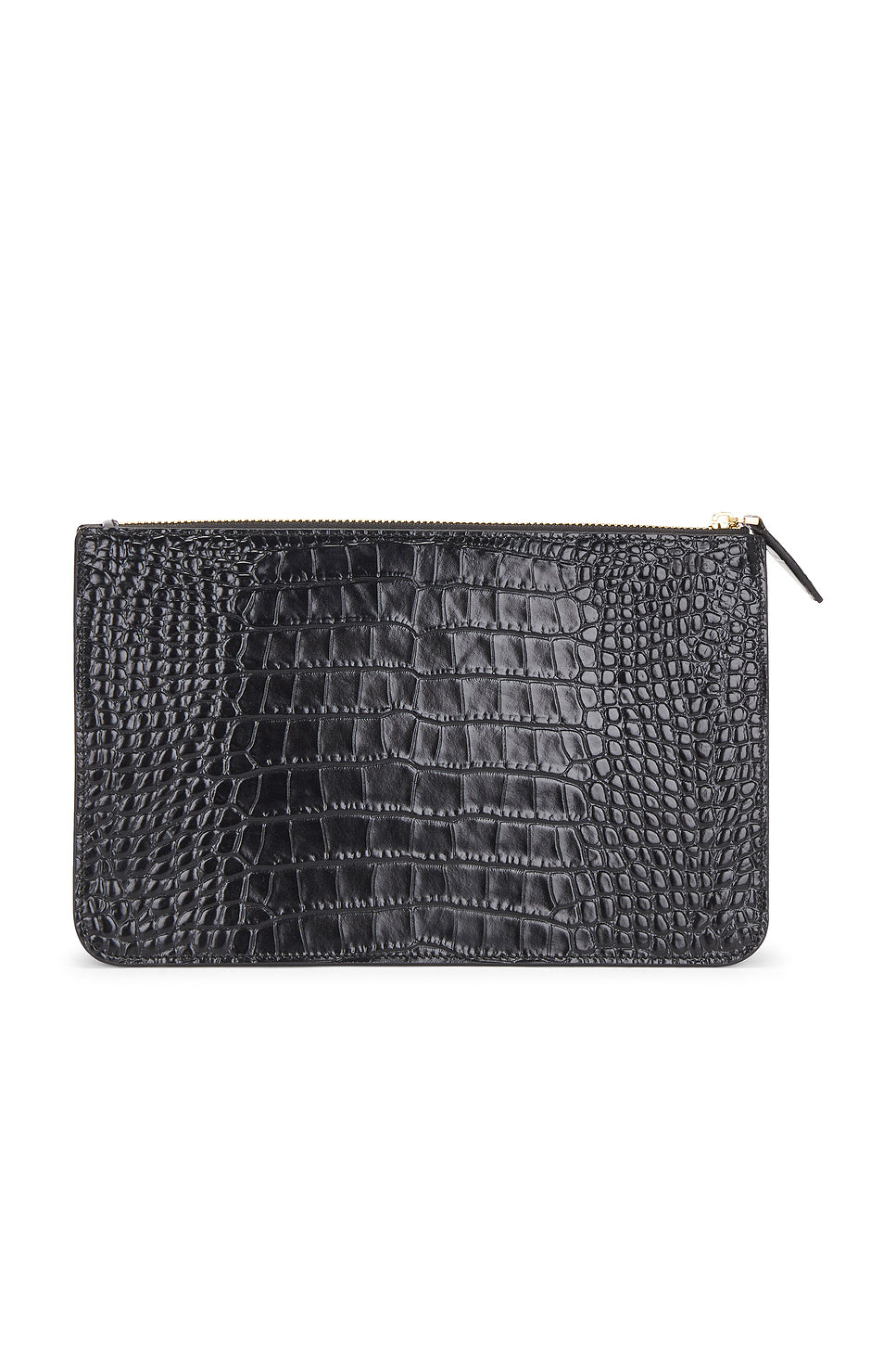 Threefold Croco Embossed Clutch