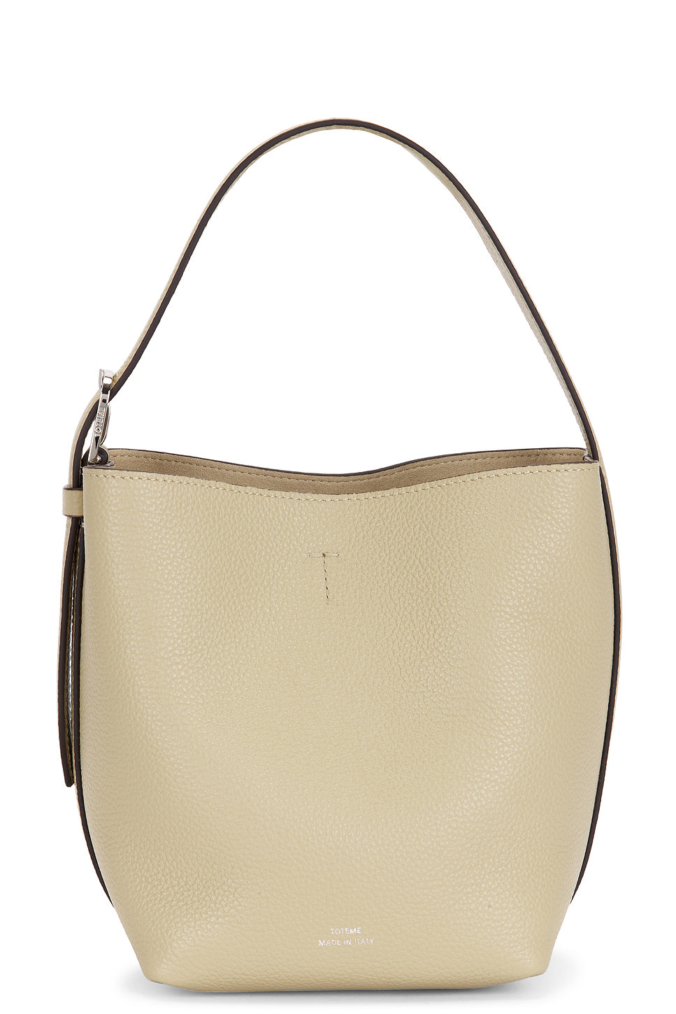 Petite Belted Grained Leather Tote Bag
