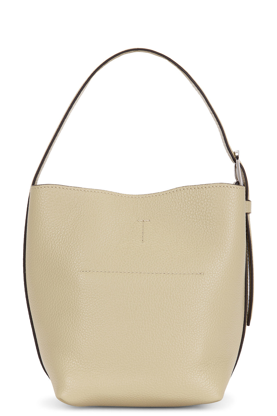 Petite Belted Grained Leather Tote Bag