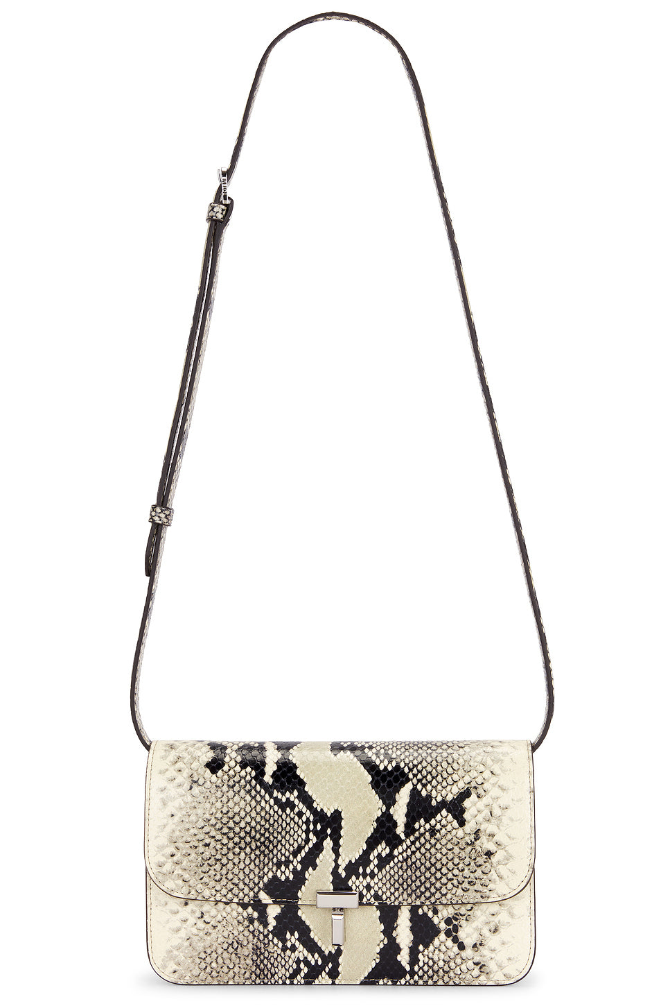 T-Lock Python Embossed Crossbody Bag
