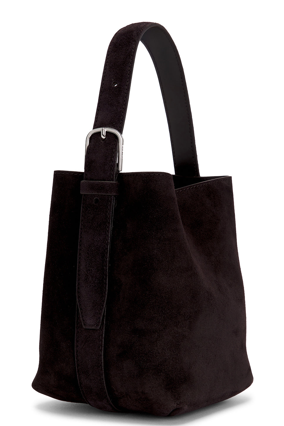 Petite Belted Suede Tote Bag