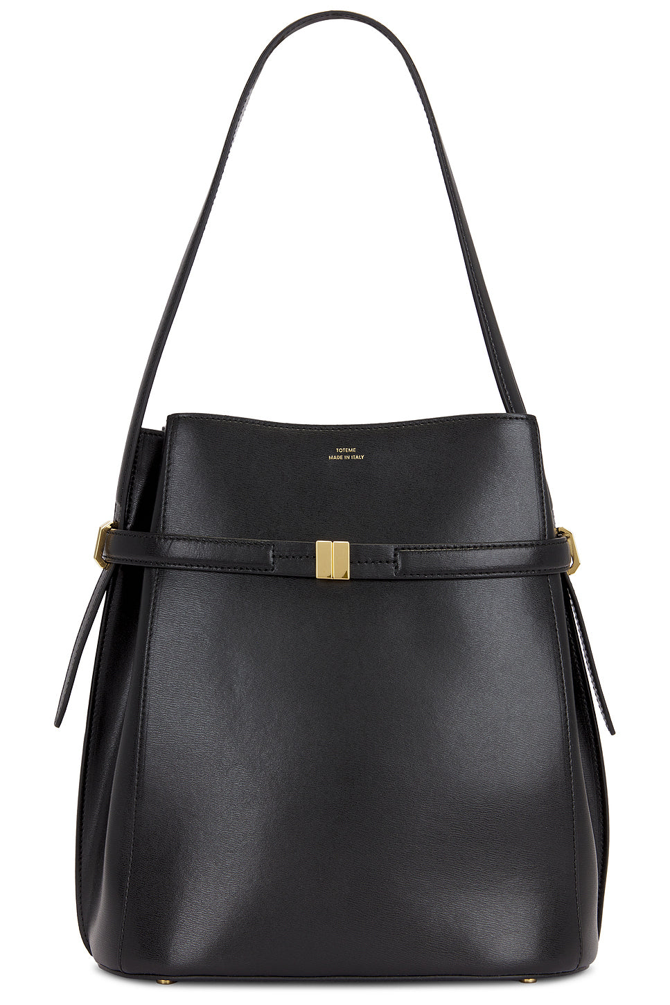 Belted Bucket Bag