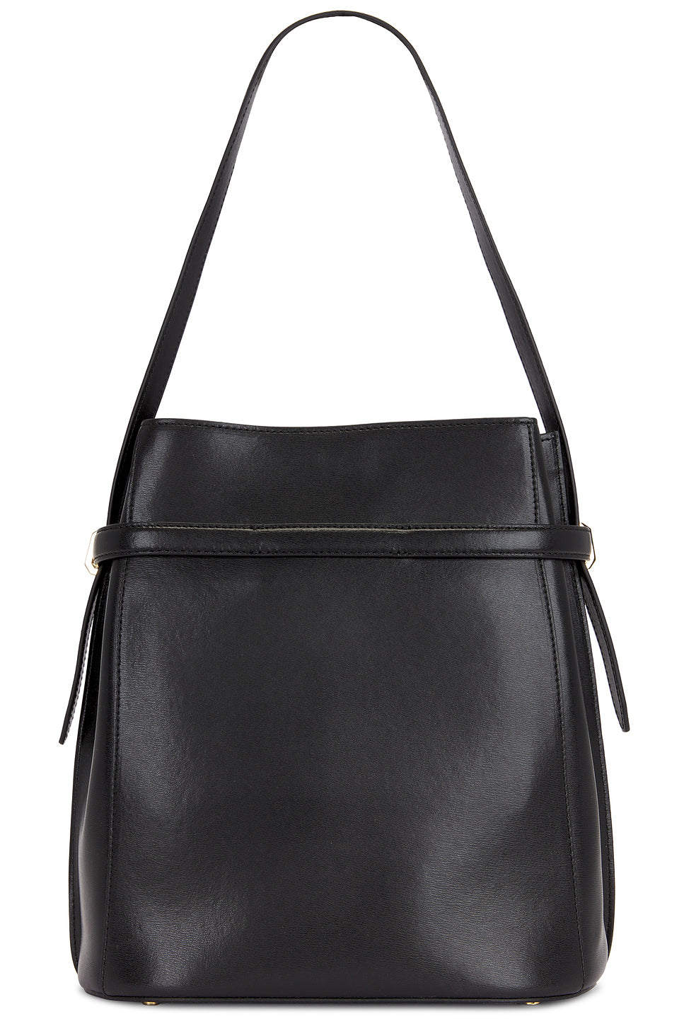 Belted Bucket Bag