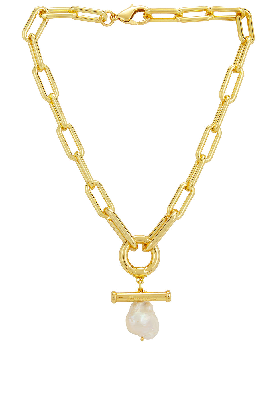 Pearl Pendant Chain Necklace