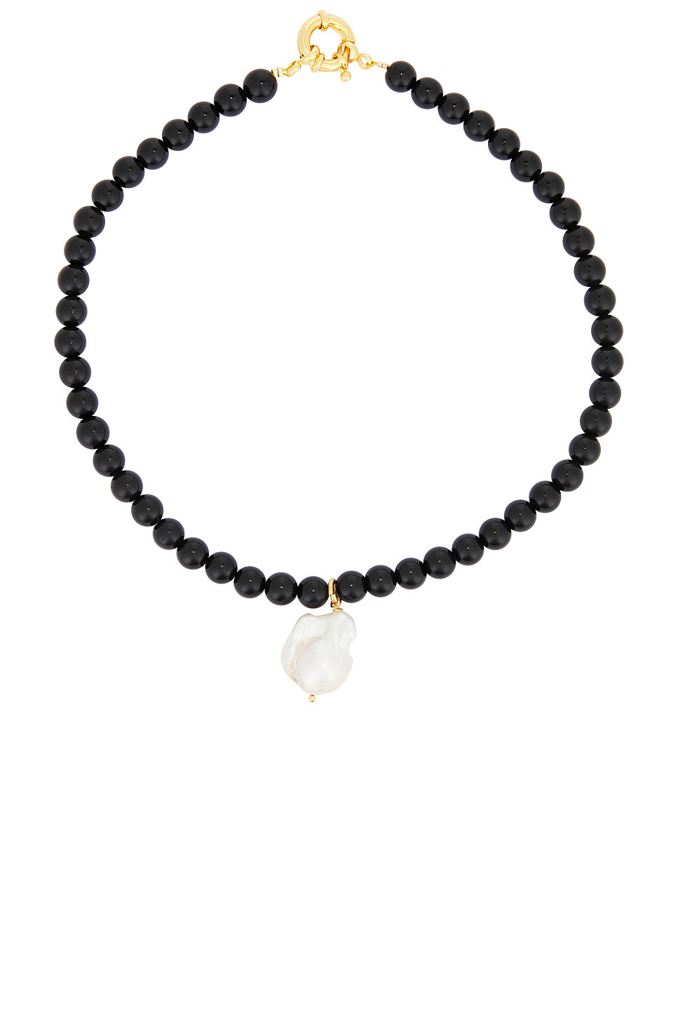 Beaded Pearl Necklace