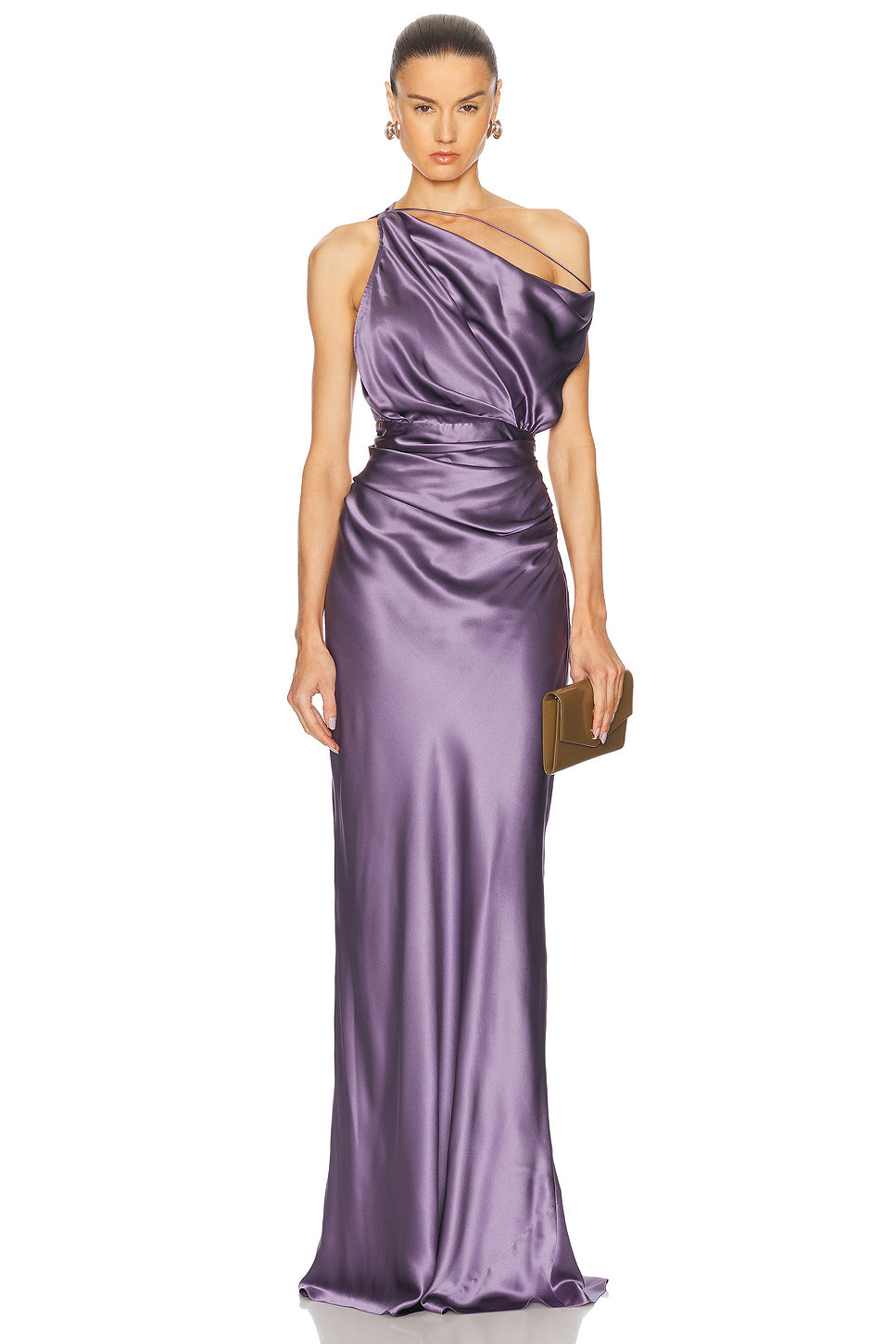 Strapped Off Shoulder Gown