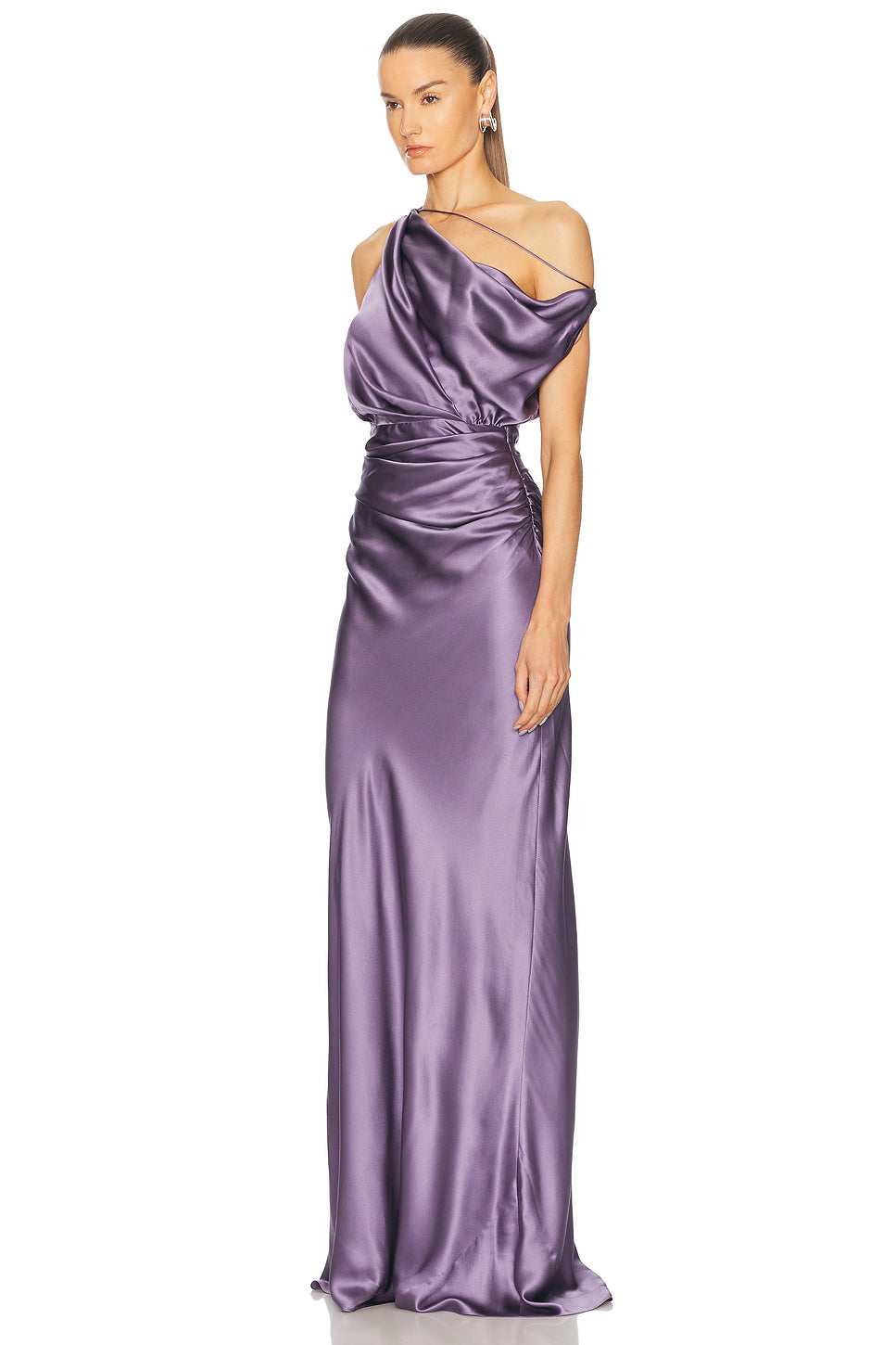 Strapped Off Shoulder Gown