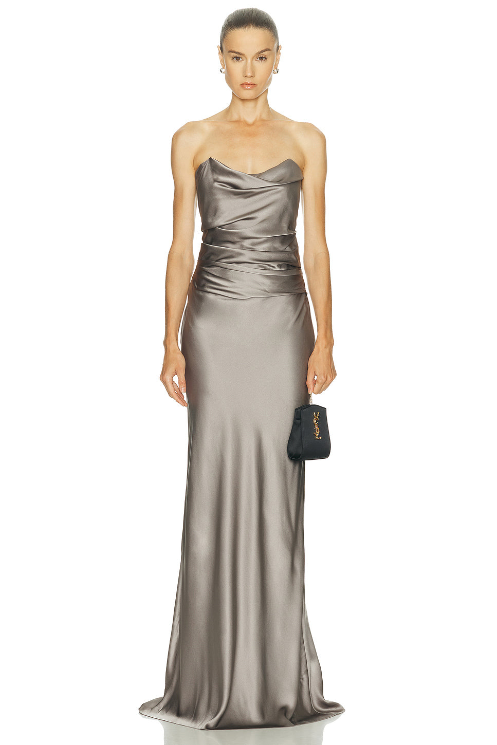 Cowl Bustier Gown