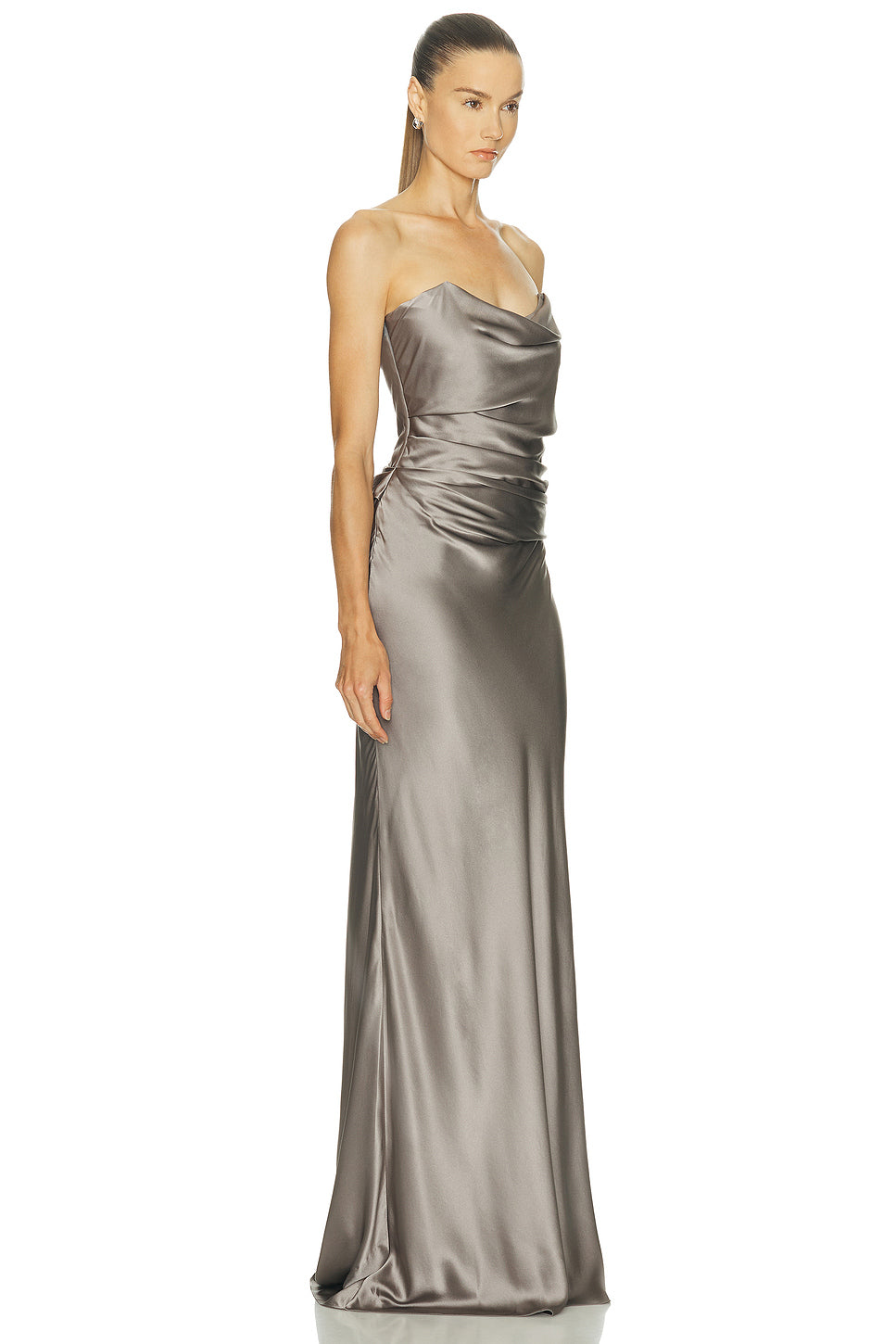 Cowl Bustier Gown