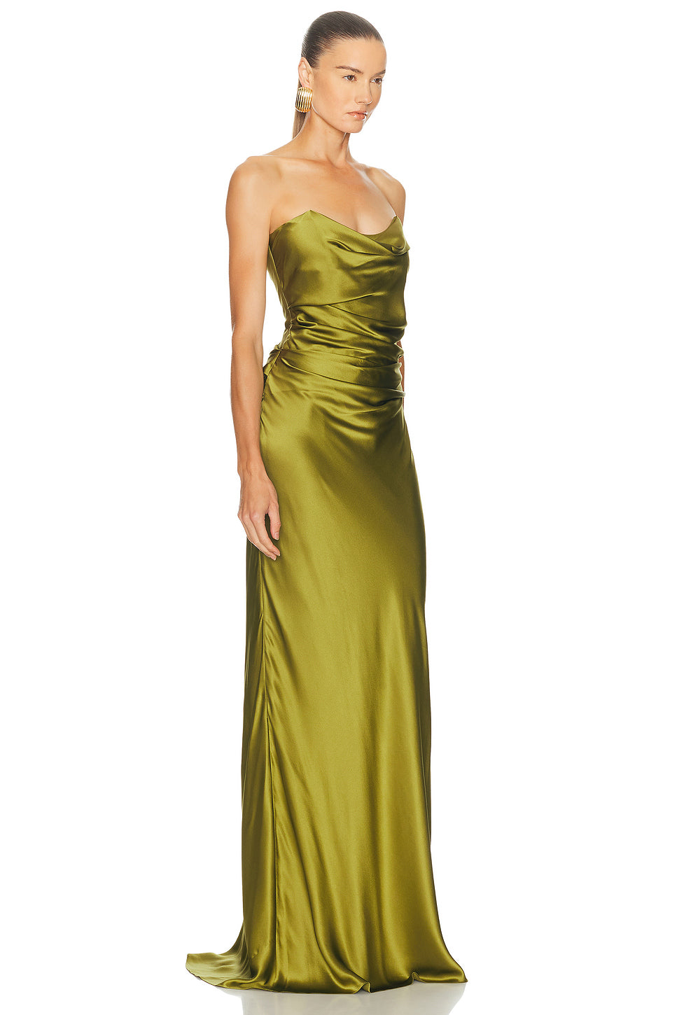 Cowl Bustier Gown