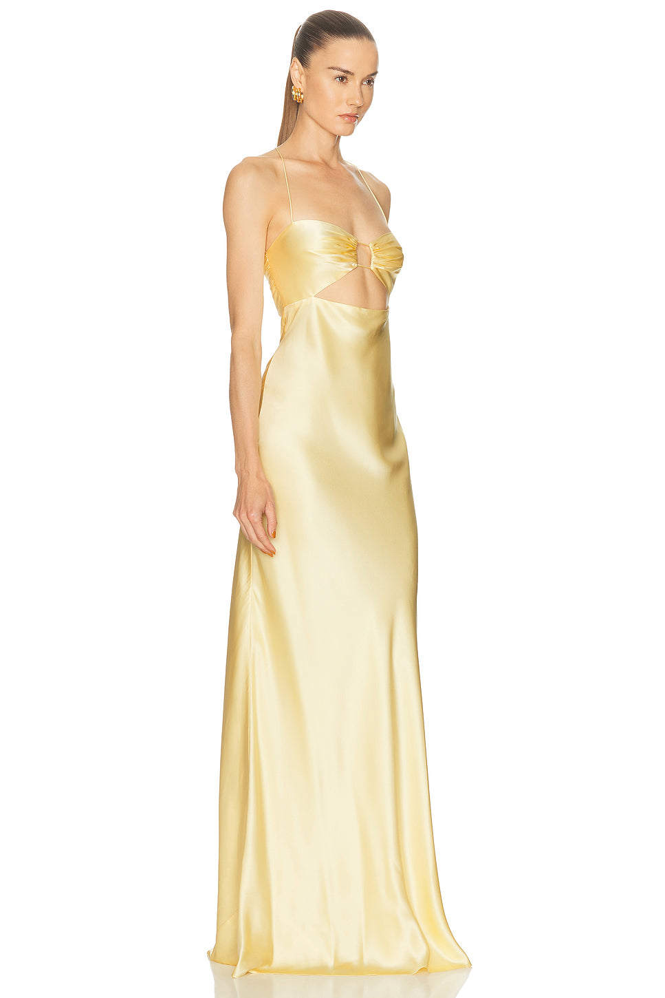 Cut Out Bias Gown