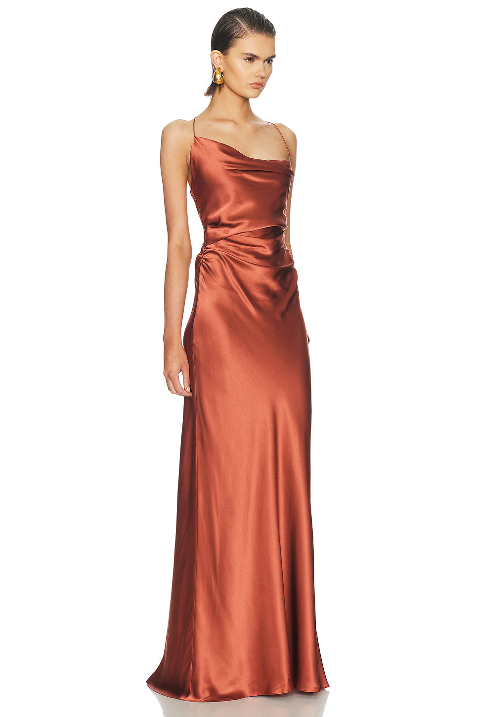 Cowl Bias Gown