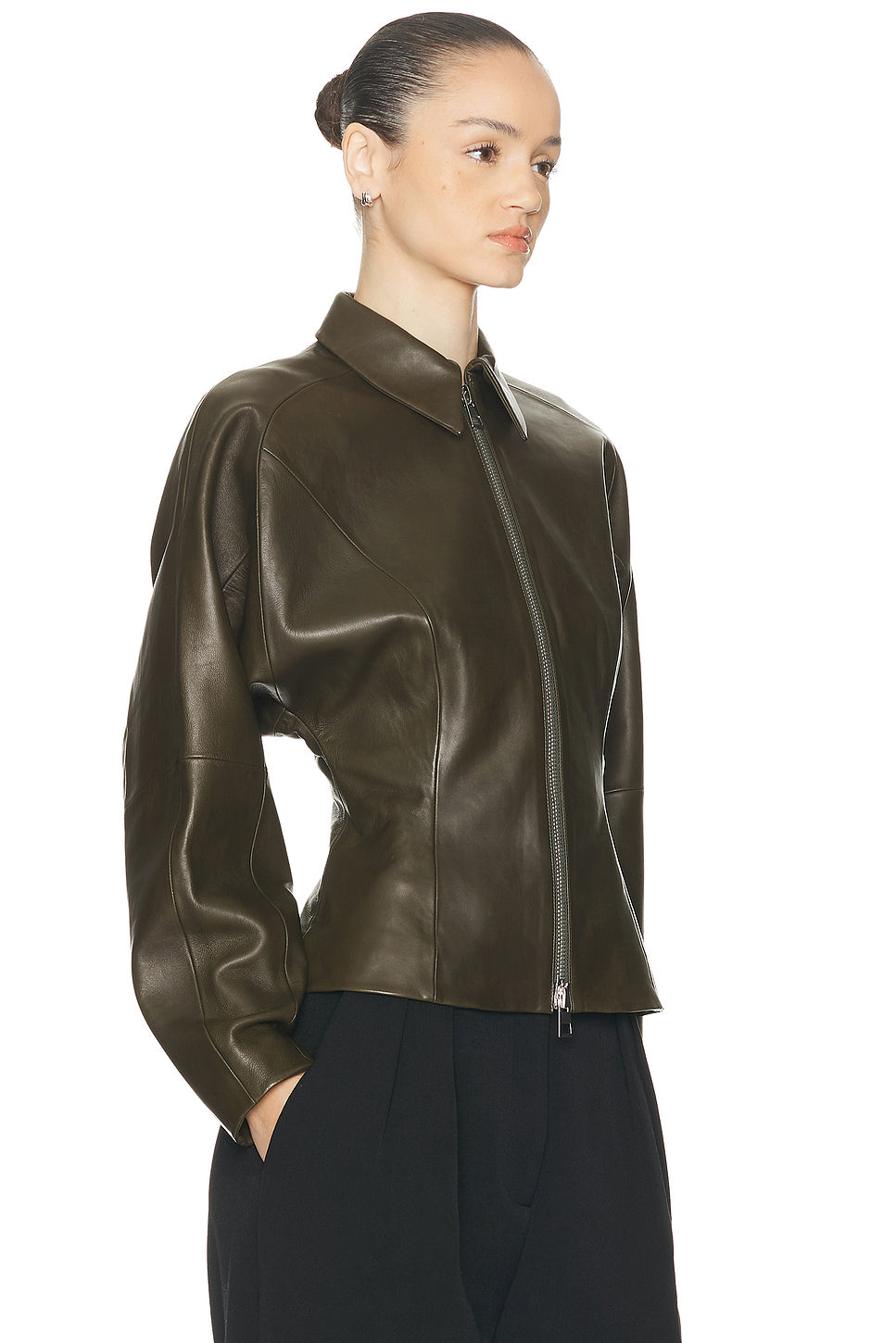 Fitted Leather Jacket