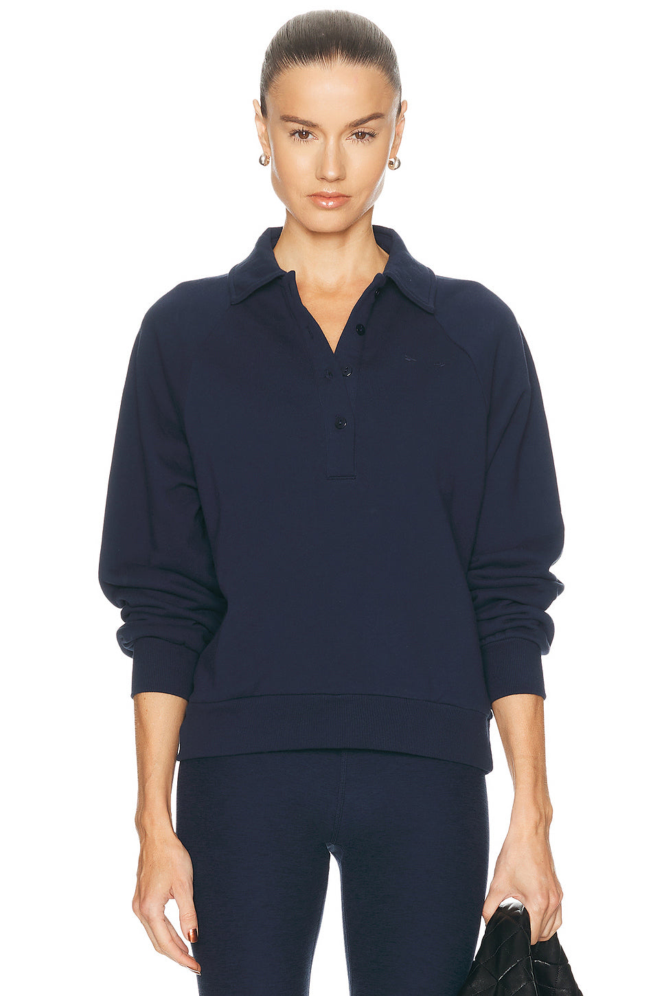 Collared Ele Polo Top