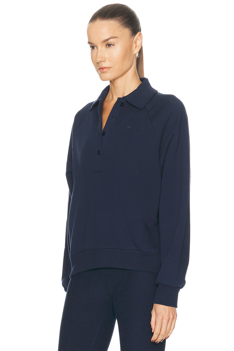 Collared Ele Polo Top