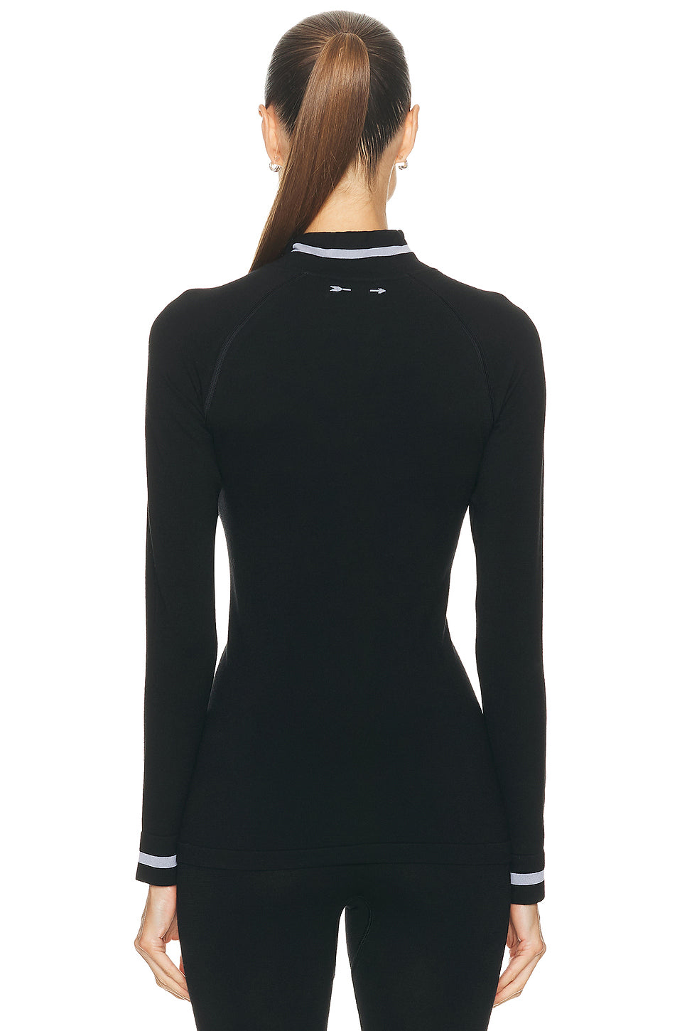 Seamless Quarter Zip Base Layer Top