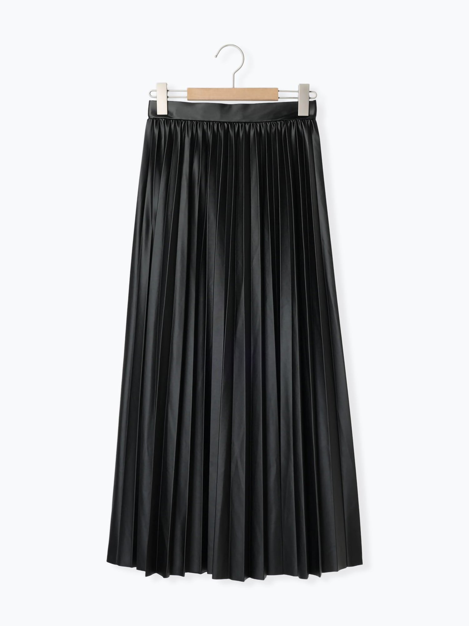 Takamine Glossy Pleated Skirt