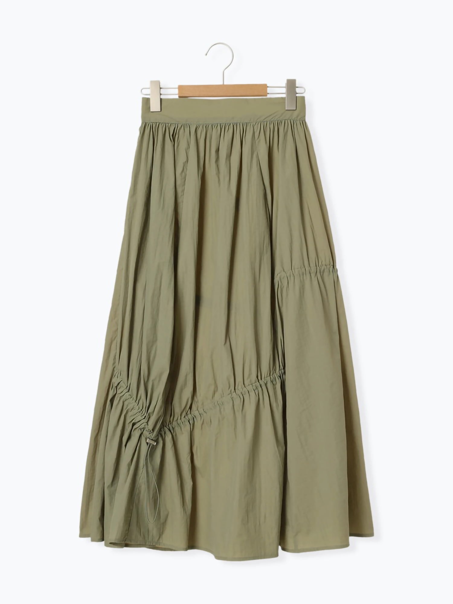 Takane Nylon Switching Drove Skirt