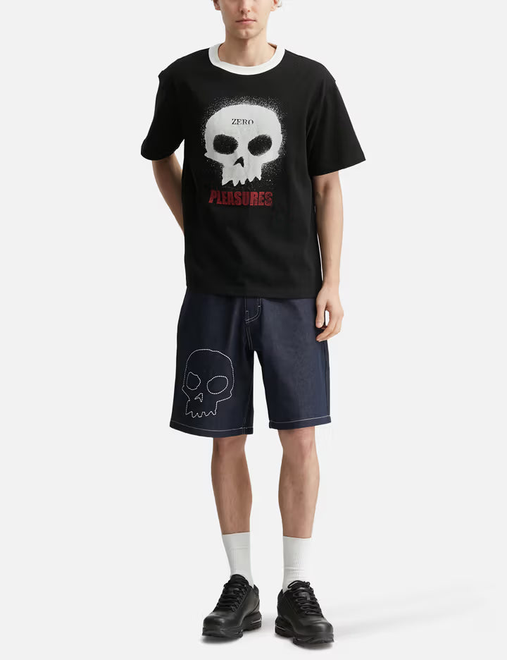 Zero X Pleasures Single Skull Heavyweight Shirt