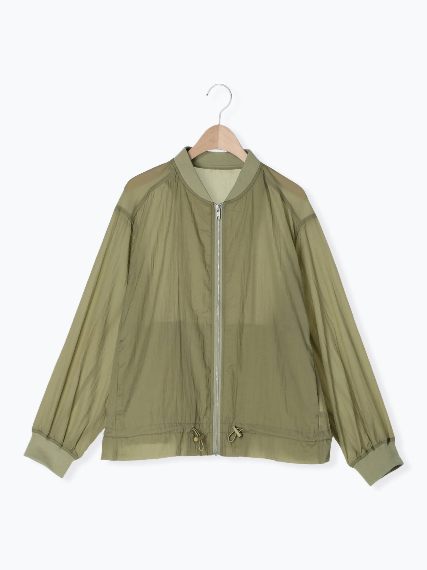 Tokihane Sheer Zip Blouson