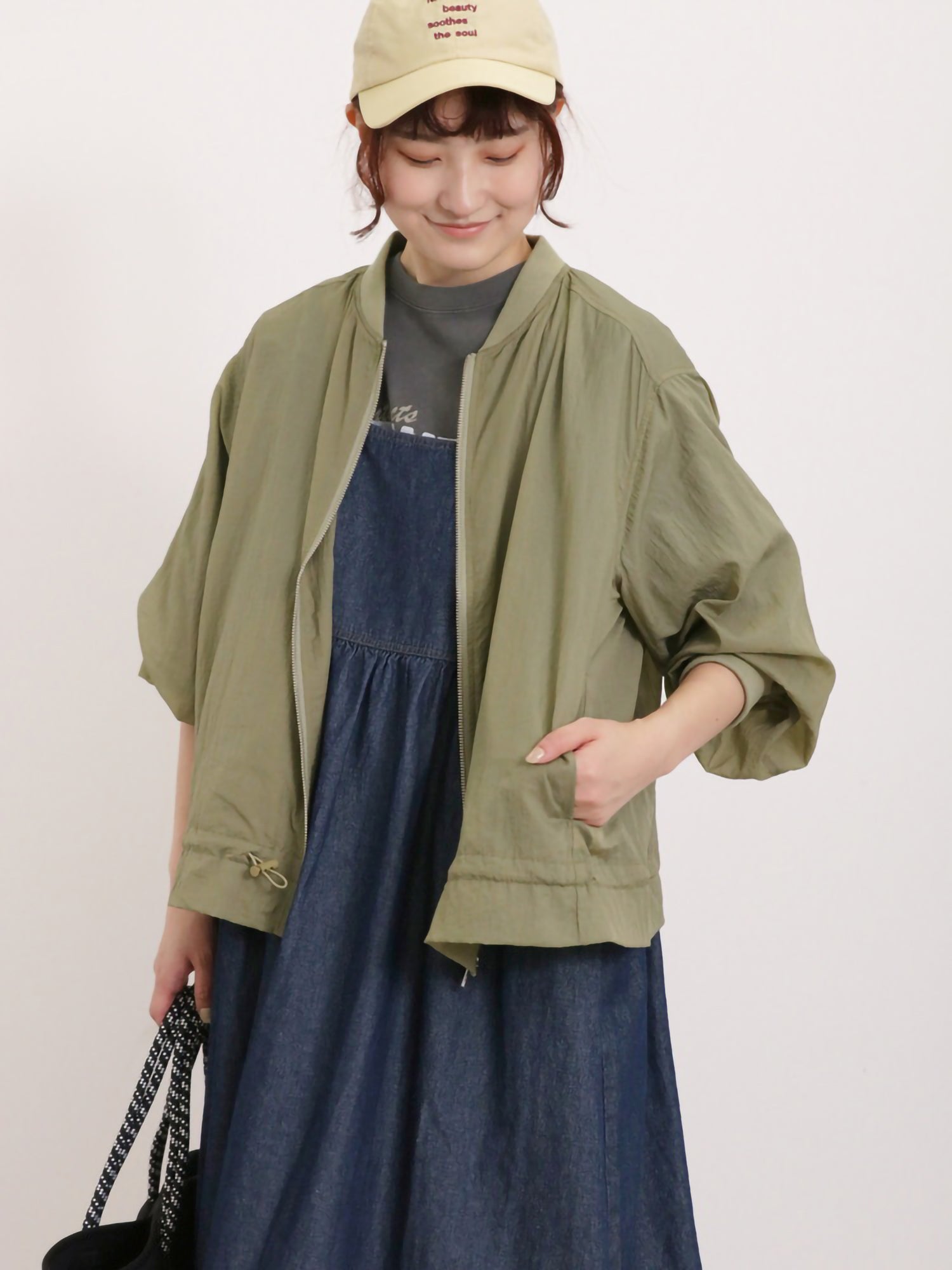 Tokihane Sheer Zip Blouson