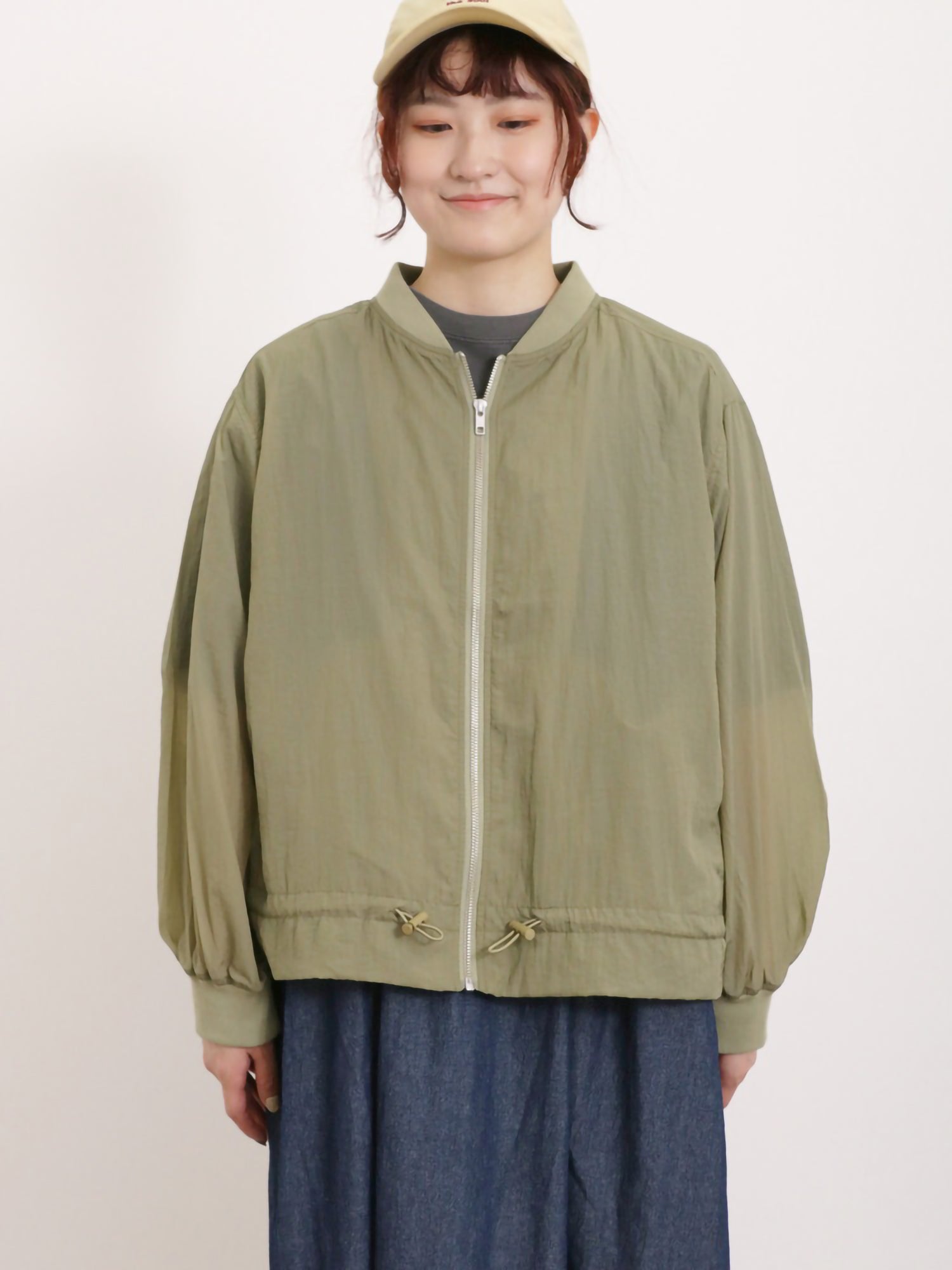 Tokihane Sheer Zip Blouson