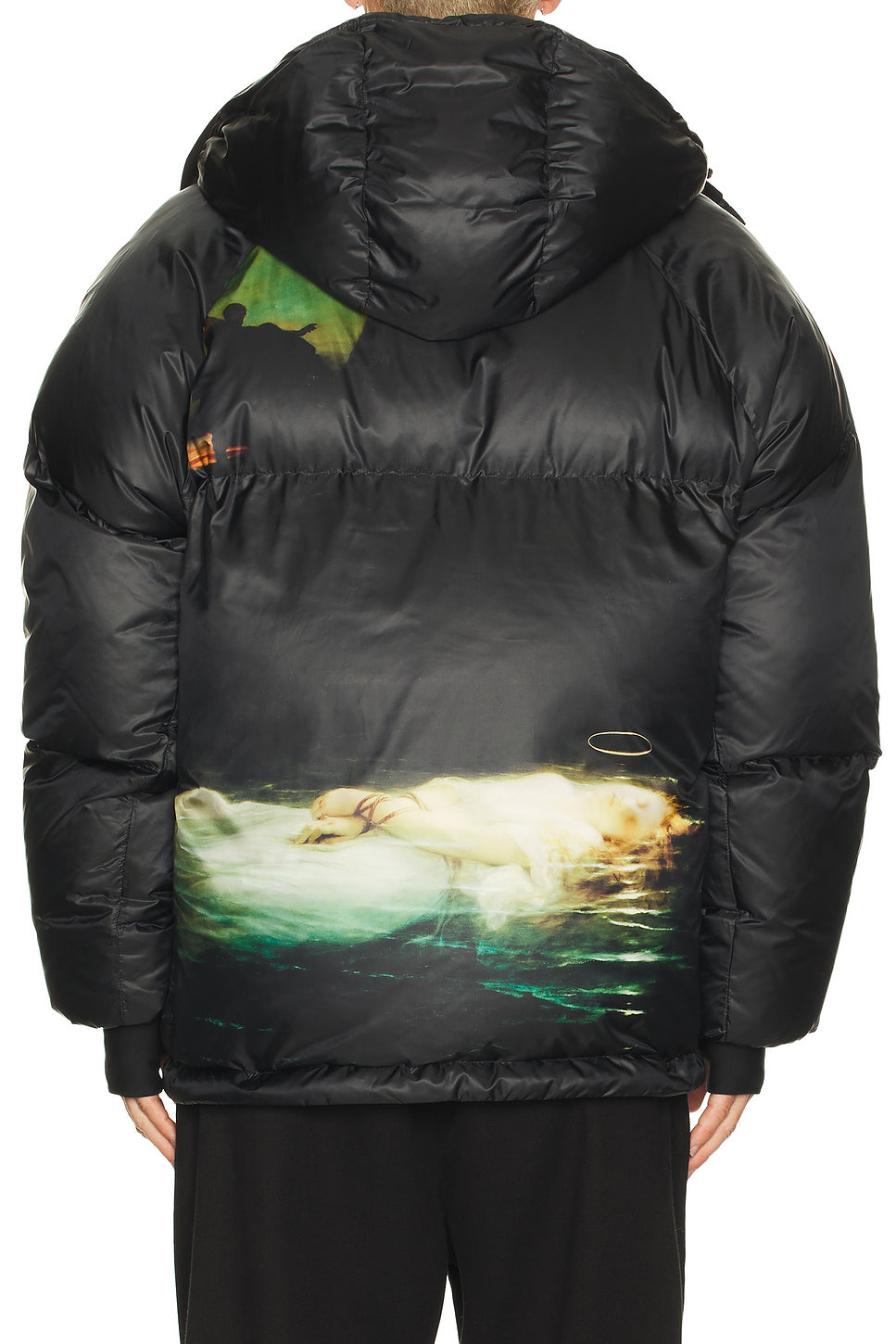 Drowned Martyr 2d Nylon Fiber Puffer Jacket