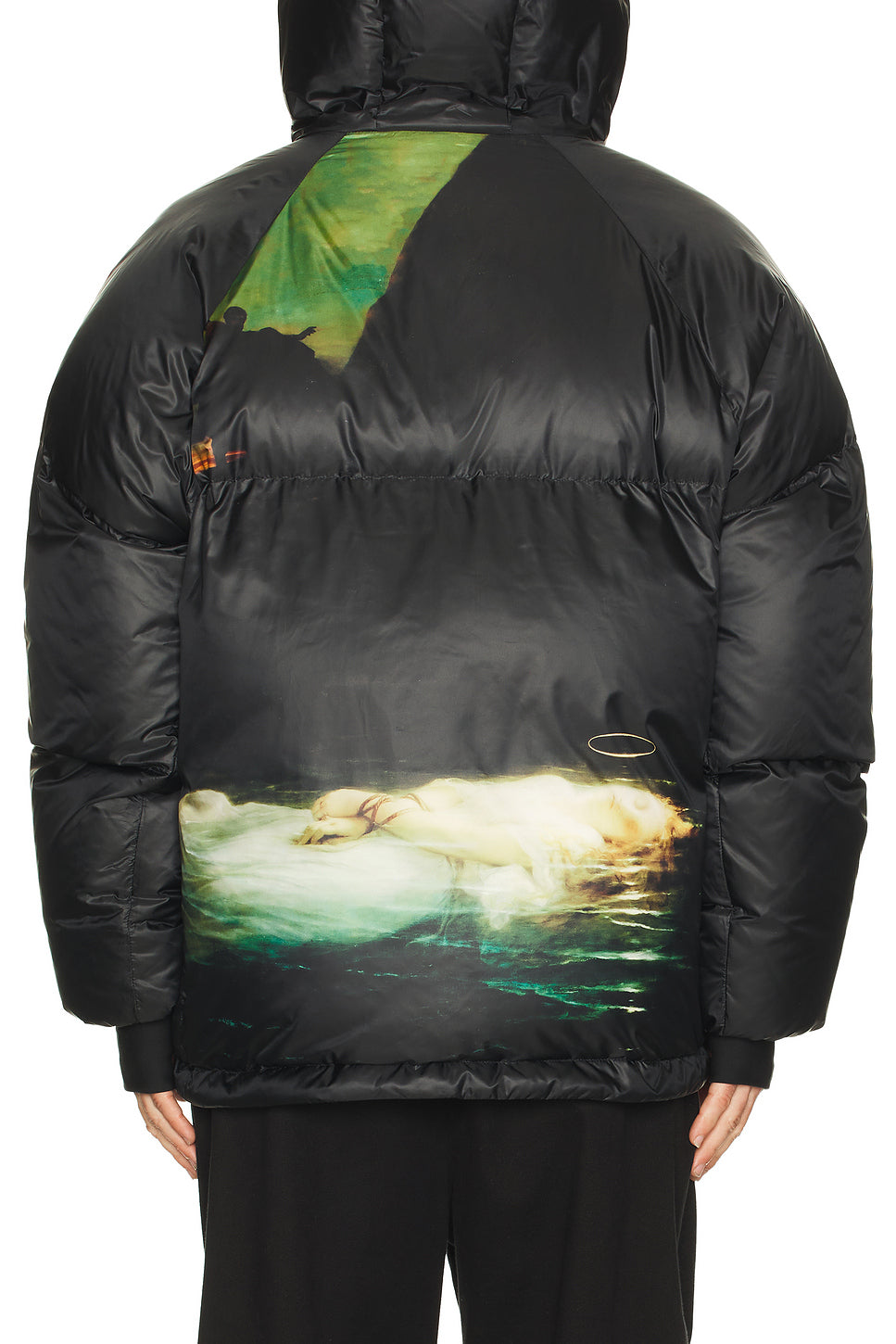 Drowned Martyr 2d Nylon Fiber Puffer Jacket