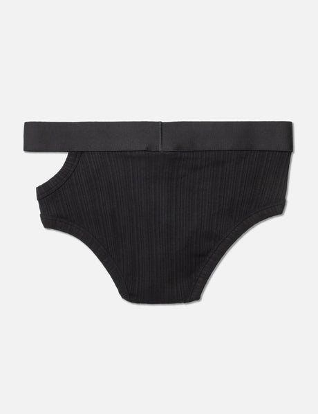 BRIEFS WITH ASYMMETRICAL OPENING