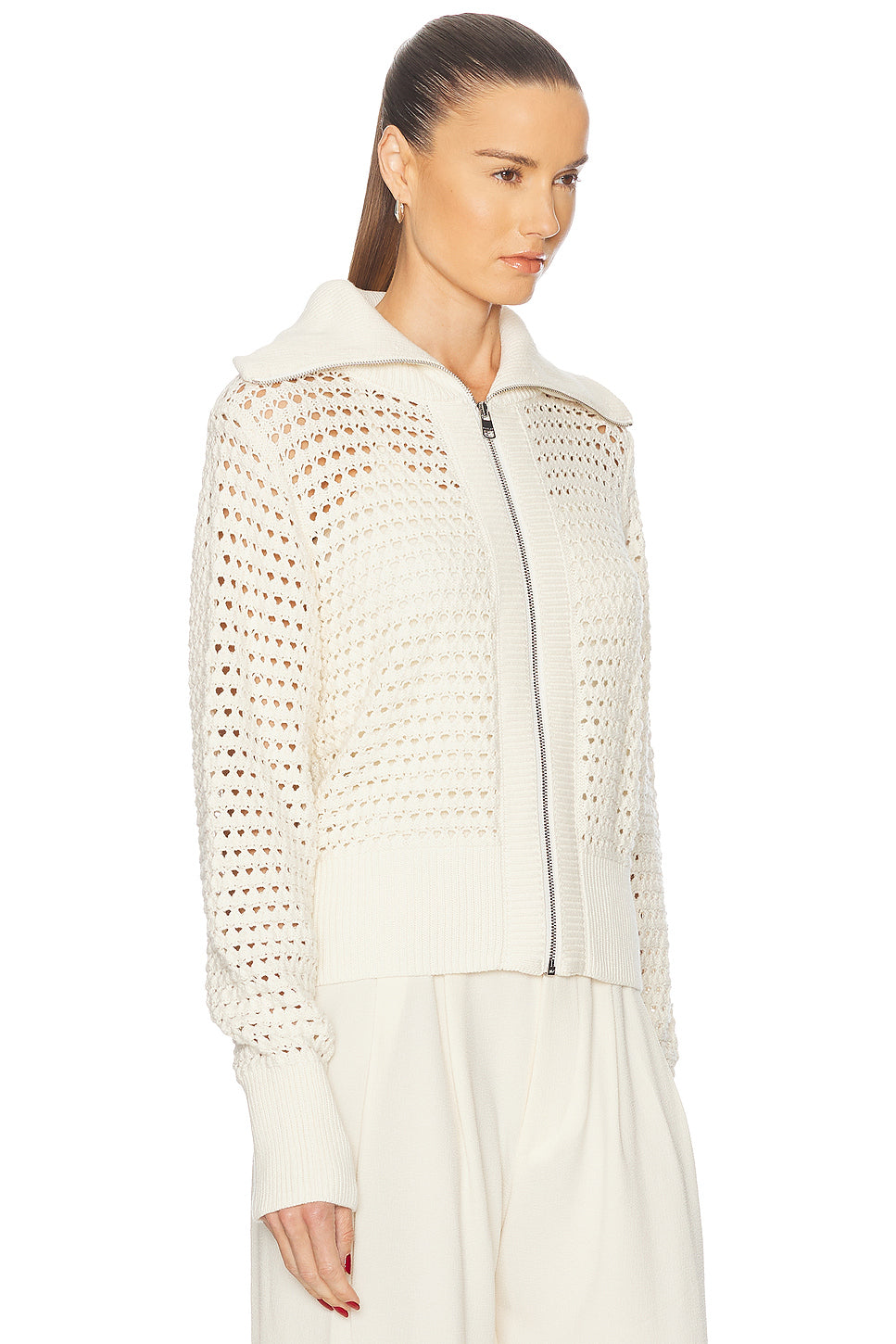 Eloise Full Zip Knit Sweater