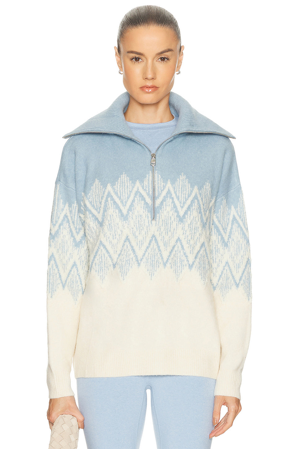 Hedda Fairisle Half Zip Jacket